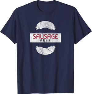 Sausage Fest - Sausage T-Shirt - T-Shirt | Navy