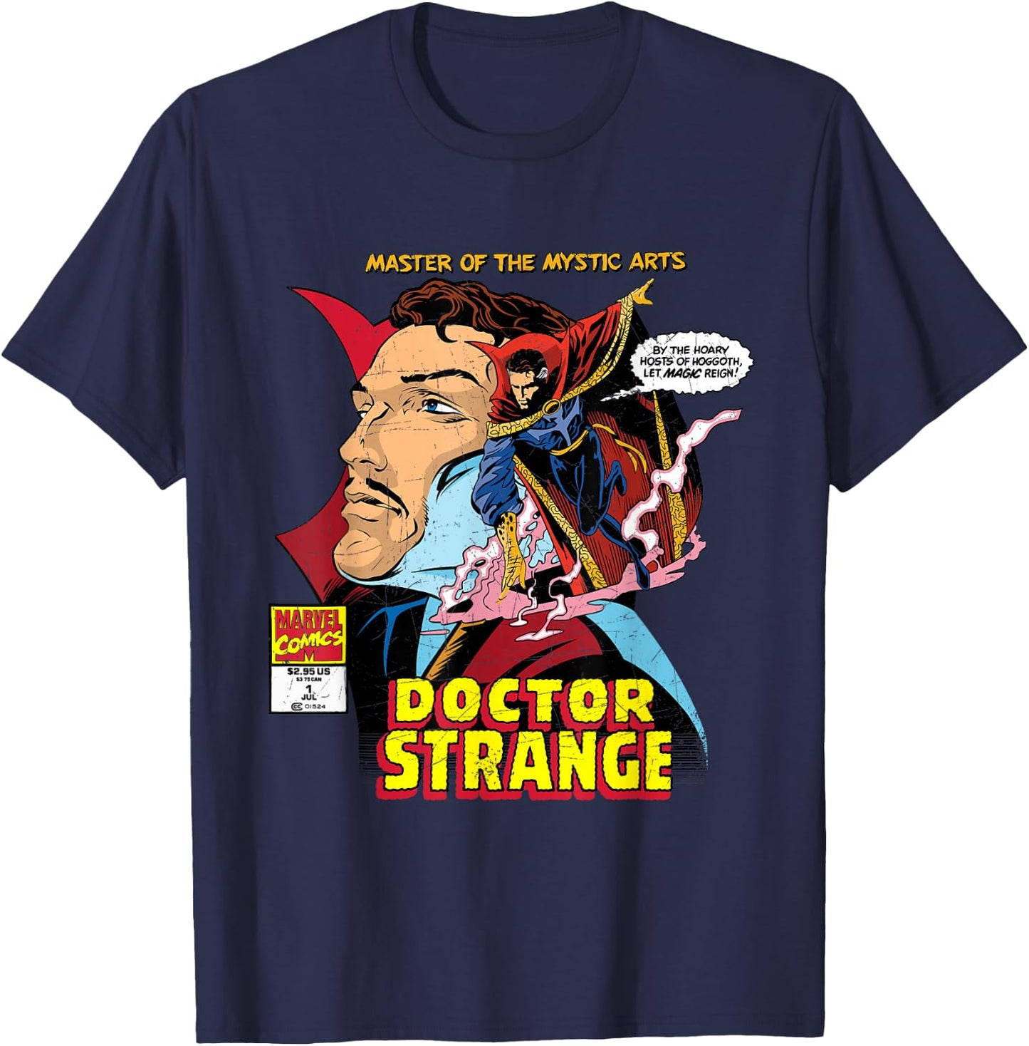 Marvel Comics Doctor Strange Master of Mystic Arts T-Shirt - T-Shirt | Navy