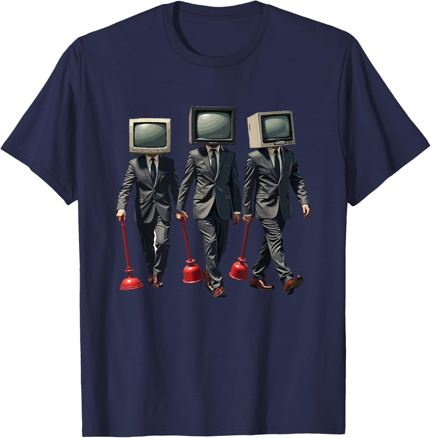 Skibidi toilet , Birthday Boy Present for Kids, Adults T-Shirt - T-Shirt | Navy