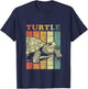 Retro Turtle T-Shirt - T-Shirt | Navy