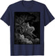 Gustave Dore - Death on the Pale Horse Art Print T Shirt T-Shirt - T-Shirt | Navy