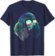 Disco Groovy Poodle Dog Gift T-Shirt - T-Shirt | Navy
