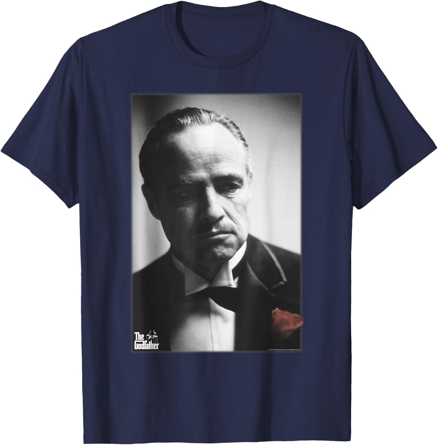 The Godfather Don Vito Corleone Poster Small T-Shirt - T-Shirt | Navy