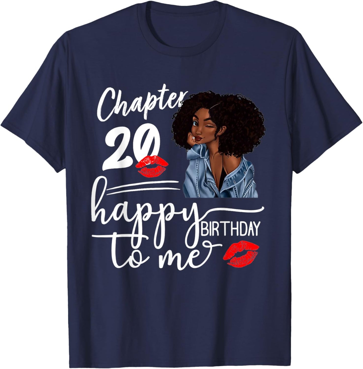 Chapter 20 Years Old 20th Happy Birthday to me 20 T-Shirt - T-Shirt | Navy