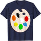 Painter Artist Paint Palette Costume Halloween T-Shirt - T-Shirt | Navy