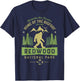 Redwood National Park T Shirt Vintage California Bigfoot T-Shirt - T-Shirt | Navy
