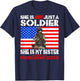My Sister Is A Soldier Proud Army Sister - Military Sibling T-Shirt - T-Shirt | Navy