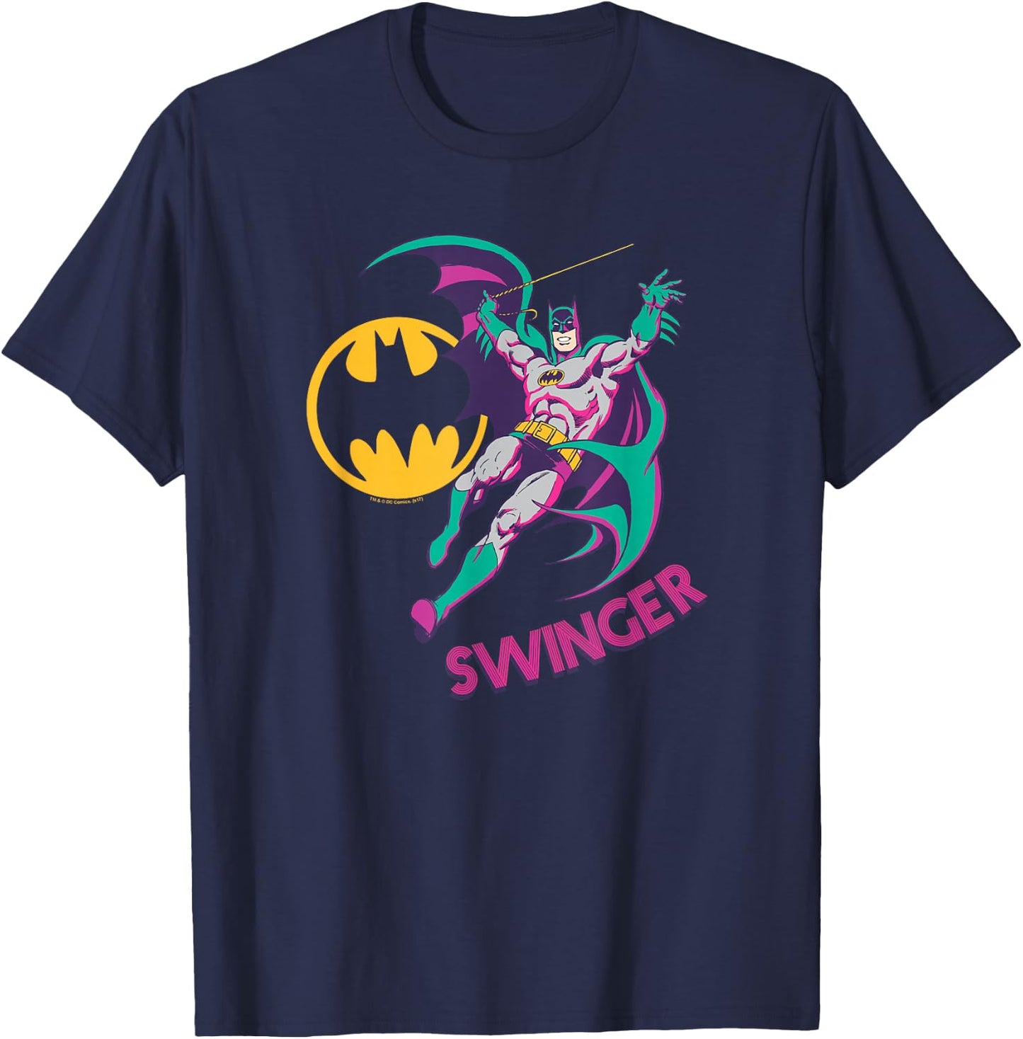 Batman Swinger T-Shirt - T-Shirt | Navy
