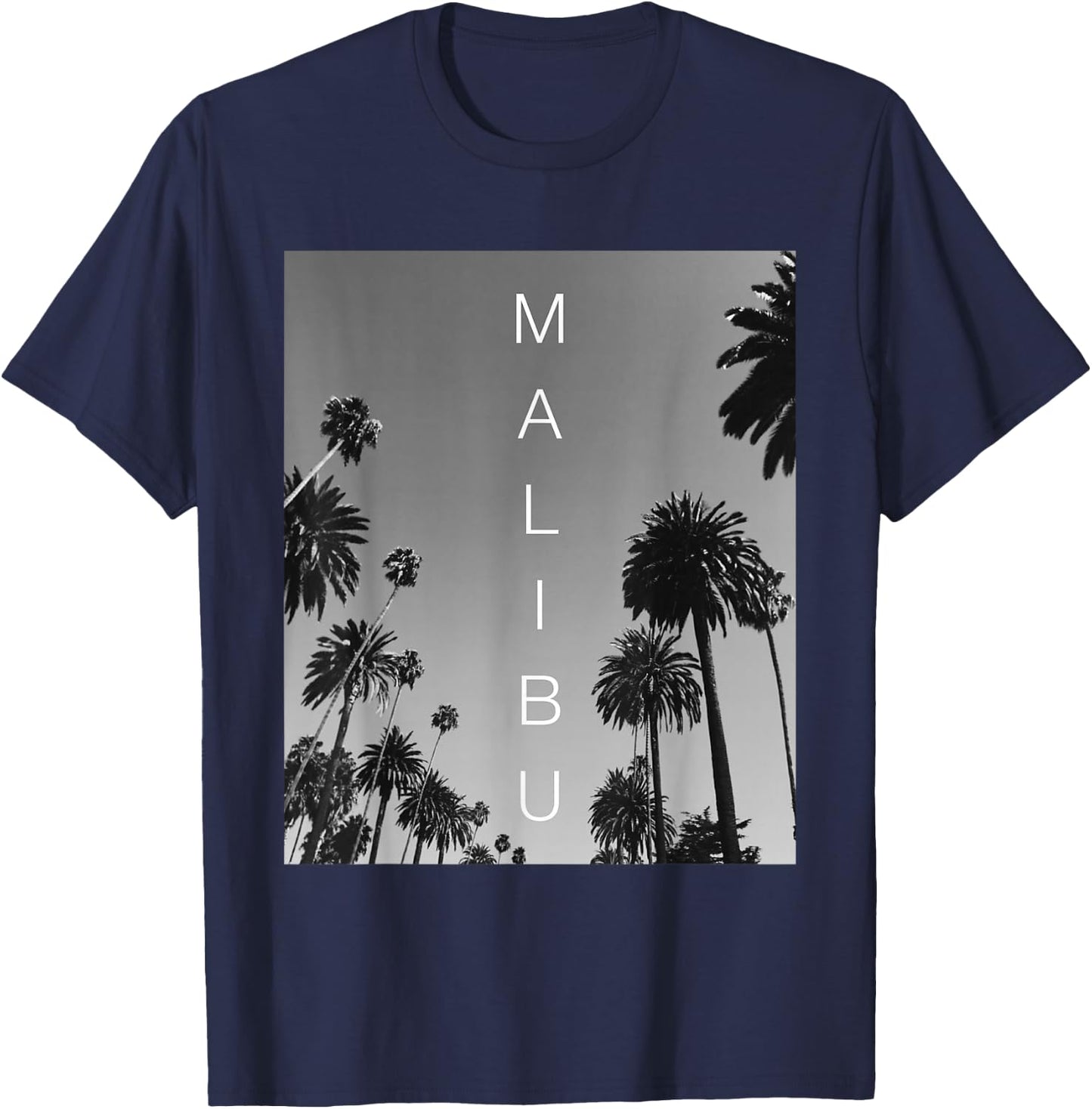 Malibu Shirts Men Women CA Malibu California Beach Souvenir T-Shirt - T-Shirt | Navy