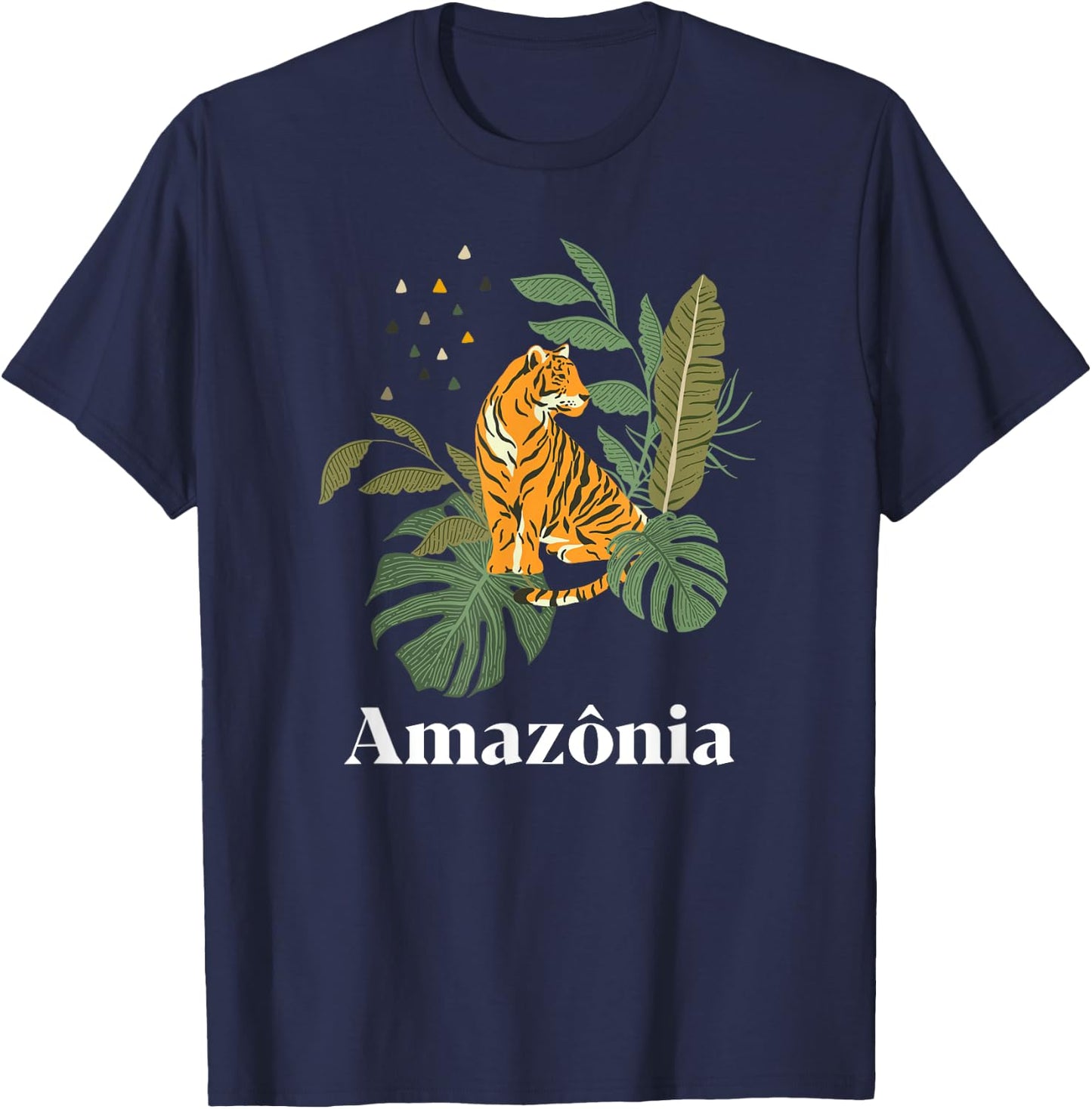 Amazonia Save The Amazon Rainforest Climate Activists Tiger T-Shirt - T-Shirt | Navy