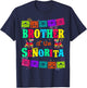 Let's Fiesta Brother of the Senorita Mexican Birthday T-Shirt - T-Shirt | Navy