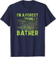 Forest Bathing Gift Relaxation Nature Lovers T-Shirt - T-Shirt | Navy