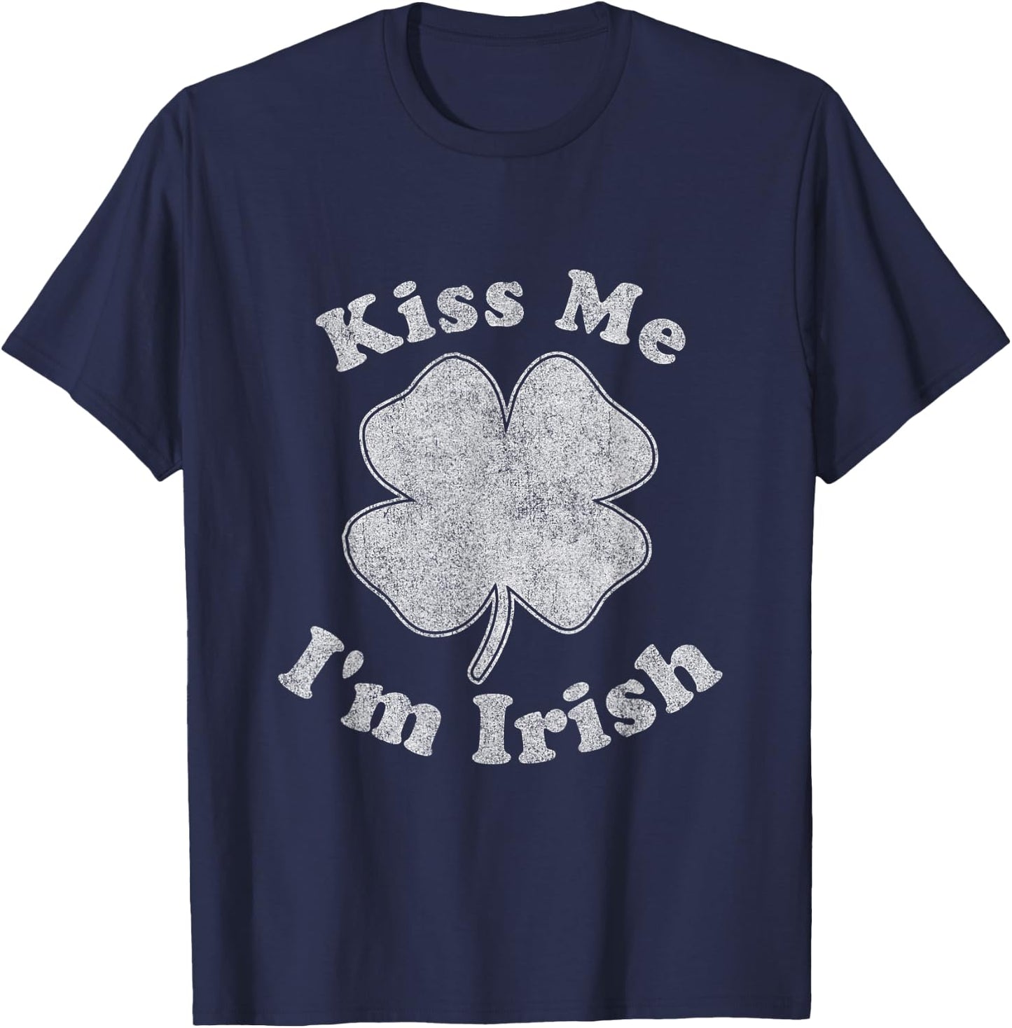 Kiss Me I'm Irish T-Shirt - T-Shirt | Navy