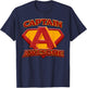 Funny t shirt, Captain AWESOME T-Shirt - T-Shirt | Navy