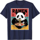 Anime Panda Manga Kawaii Otaku Neko Japanese Ramen Panda T-Shirt - T-Shirt | Navy