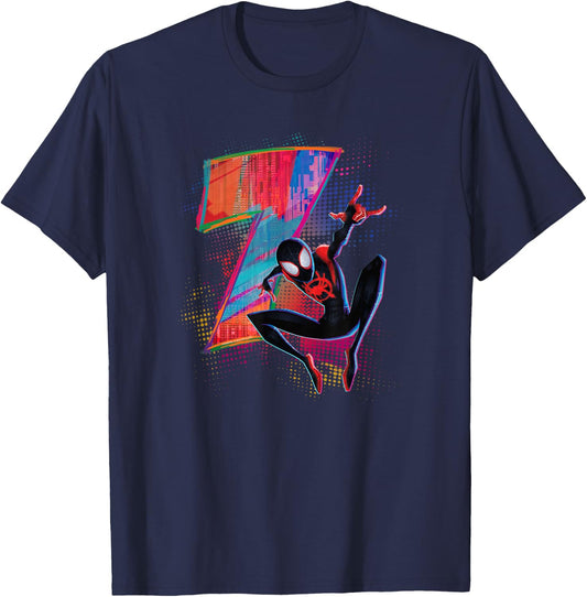 Marvel Spider-Man Miles Morales 7th Birthday Graphic Small T-Shirt - T-Shirt | Navy