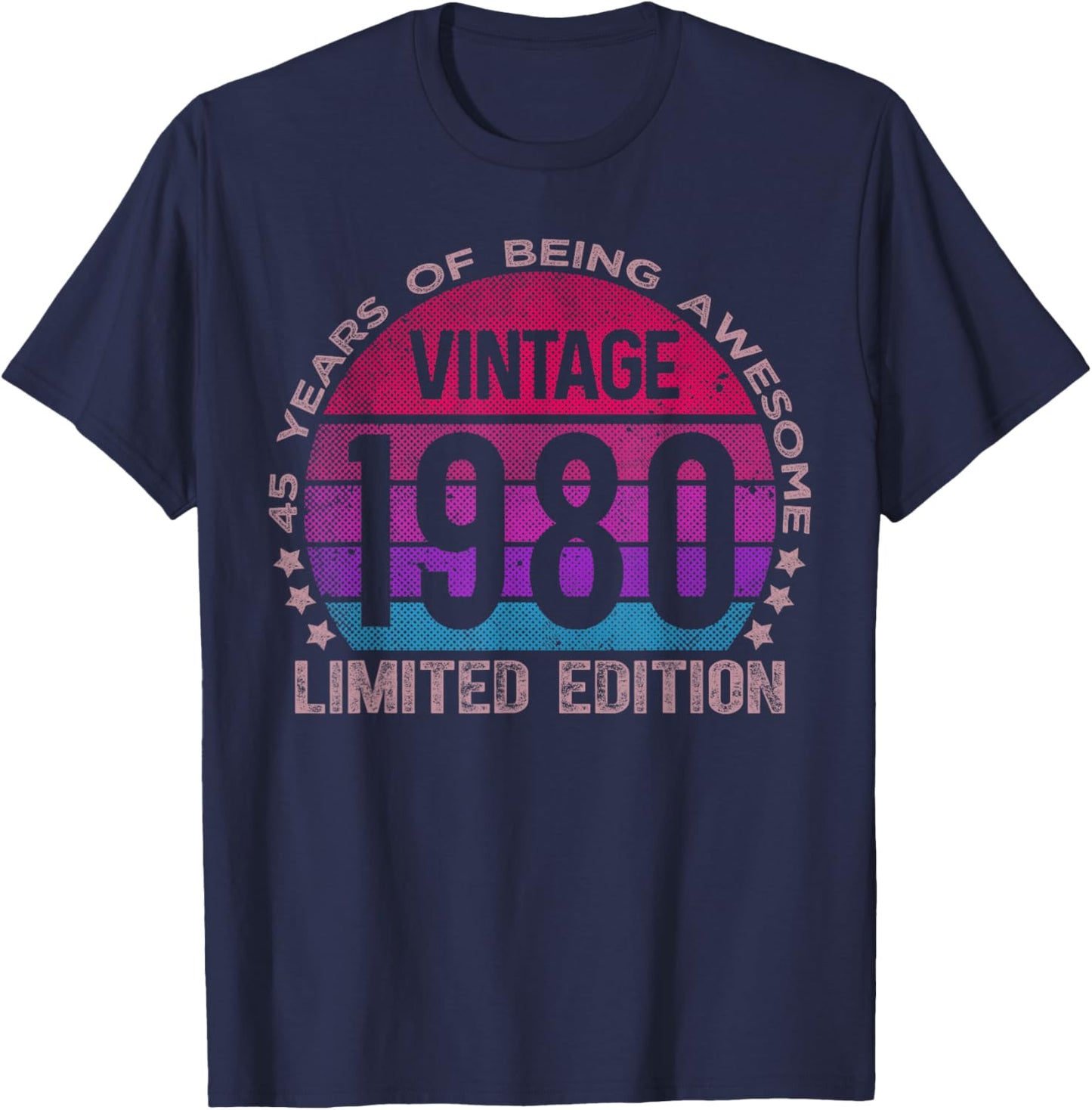 45 Year Old Gifts Limited Edition 45th Birthday Women T-Shirt - T-Shirt | Navy