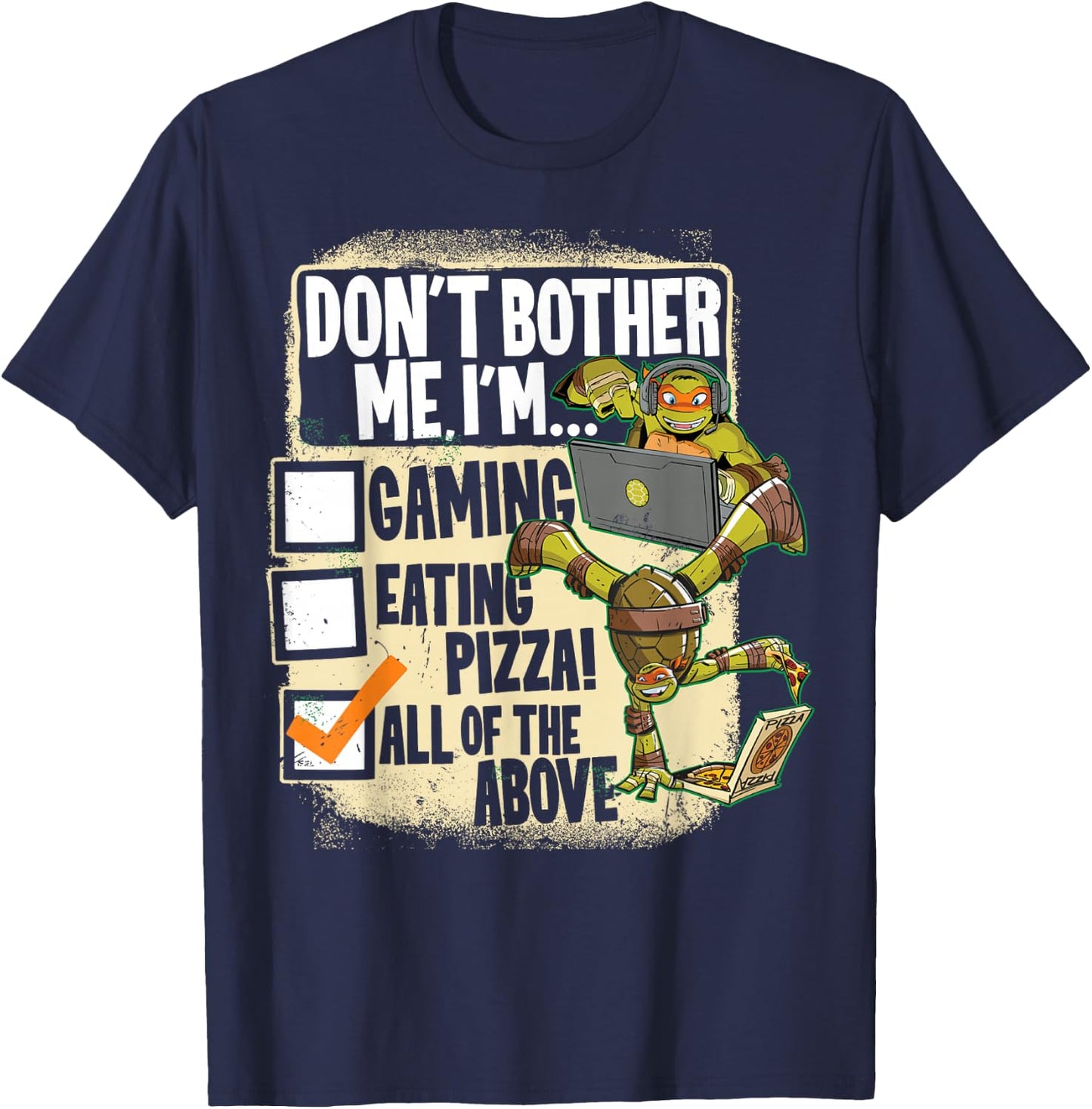 Teenage Mutant Ninja Turtles Don't Bother Me T-Shirt - T-Shirt | Navy