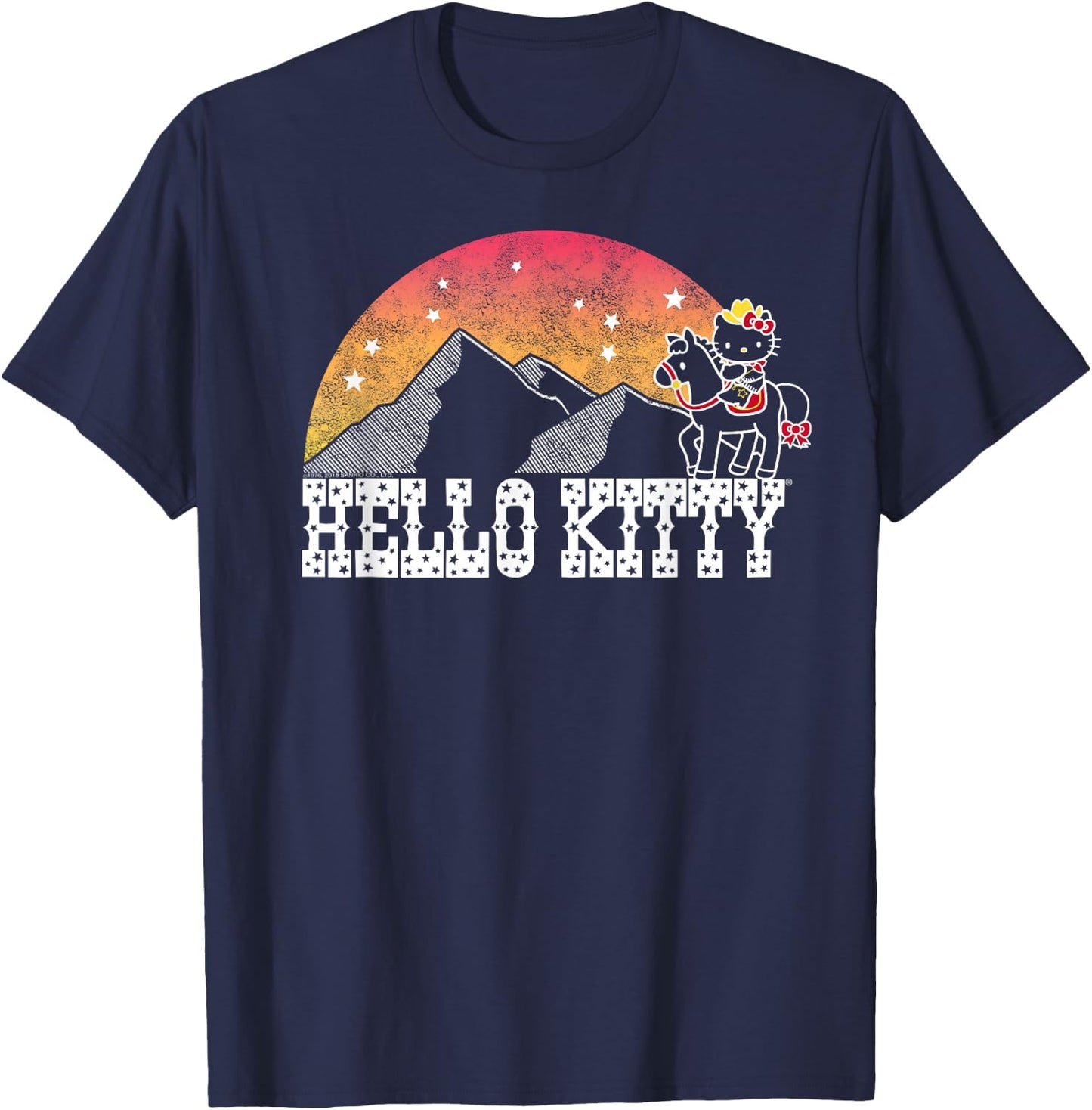 Hello Kitty Wild West Shirt T-Shirt - T-Shirt | Navy