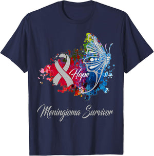 Meningioma Awareness T-Shirt - T-Shirt | Navy