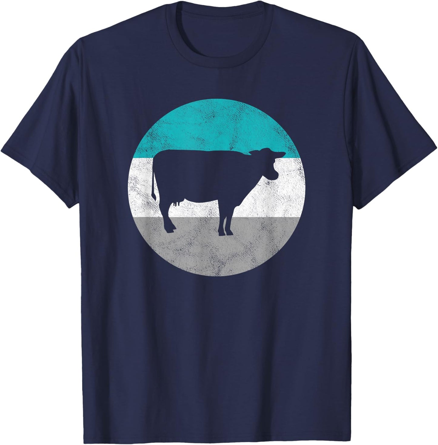 Cow Gift Shirt Women Boys & Girls T-Shirt - T-Shirt | Navy