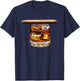 Whiskey & Cigar Shirt - Funny Cigar Lover Graphic T-Shirt - T-Shirt | Navy