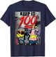 Spongebob SquarePants Keep It 100 T-Shirt - T-Shirt | Navy