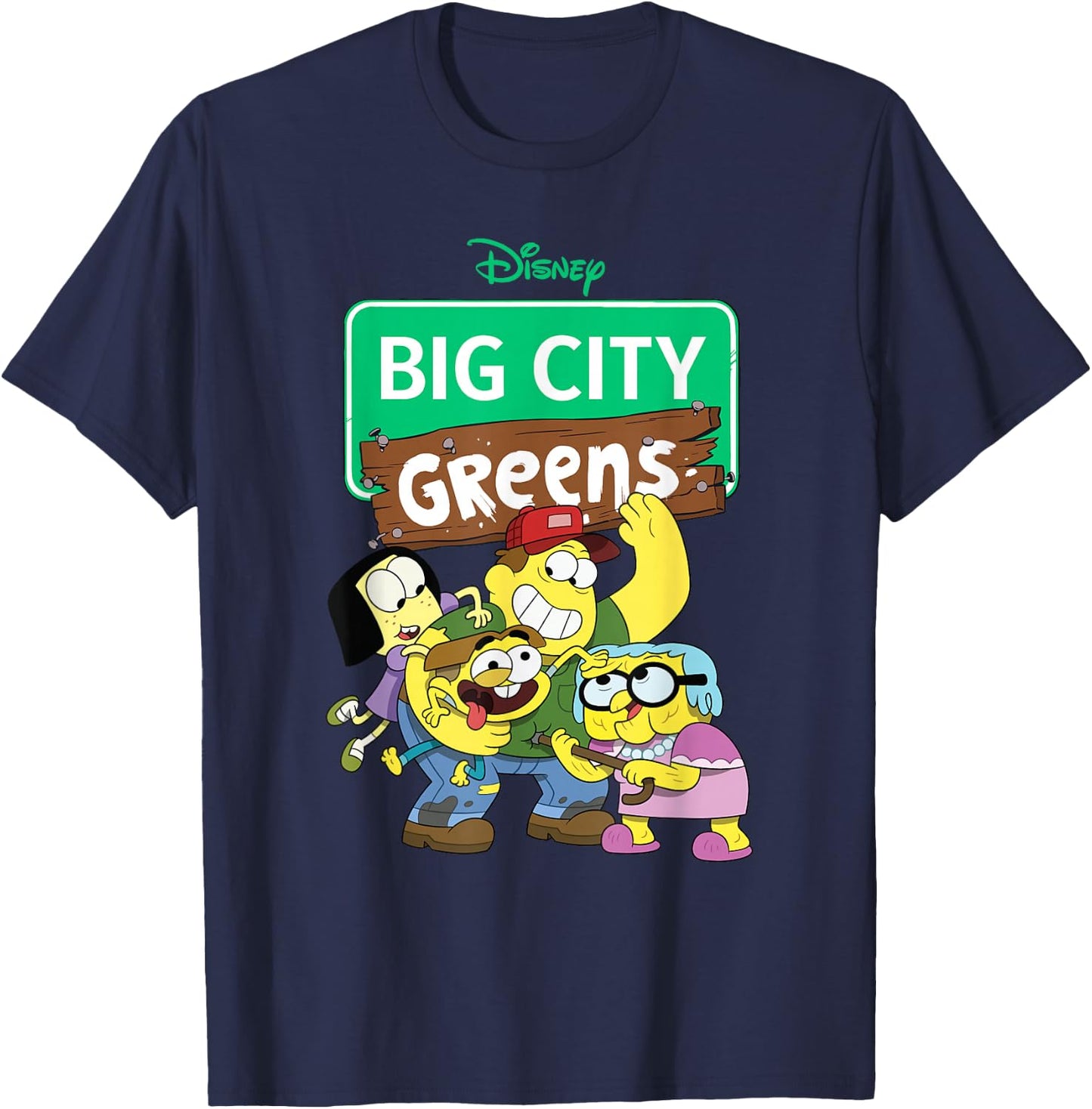 Disney Channel Big City Greens T-Shirt - T-Shirt | Navy