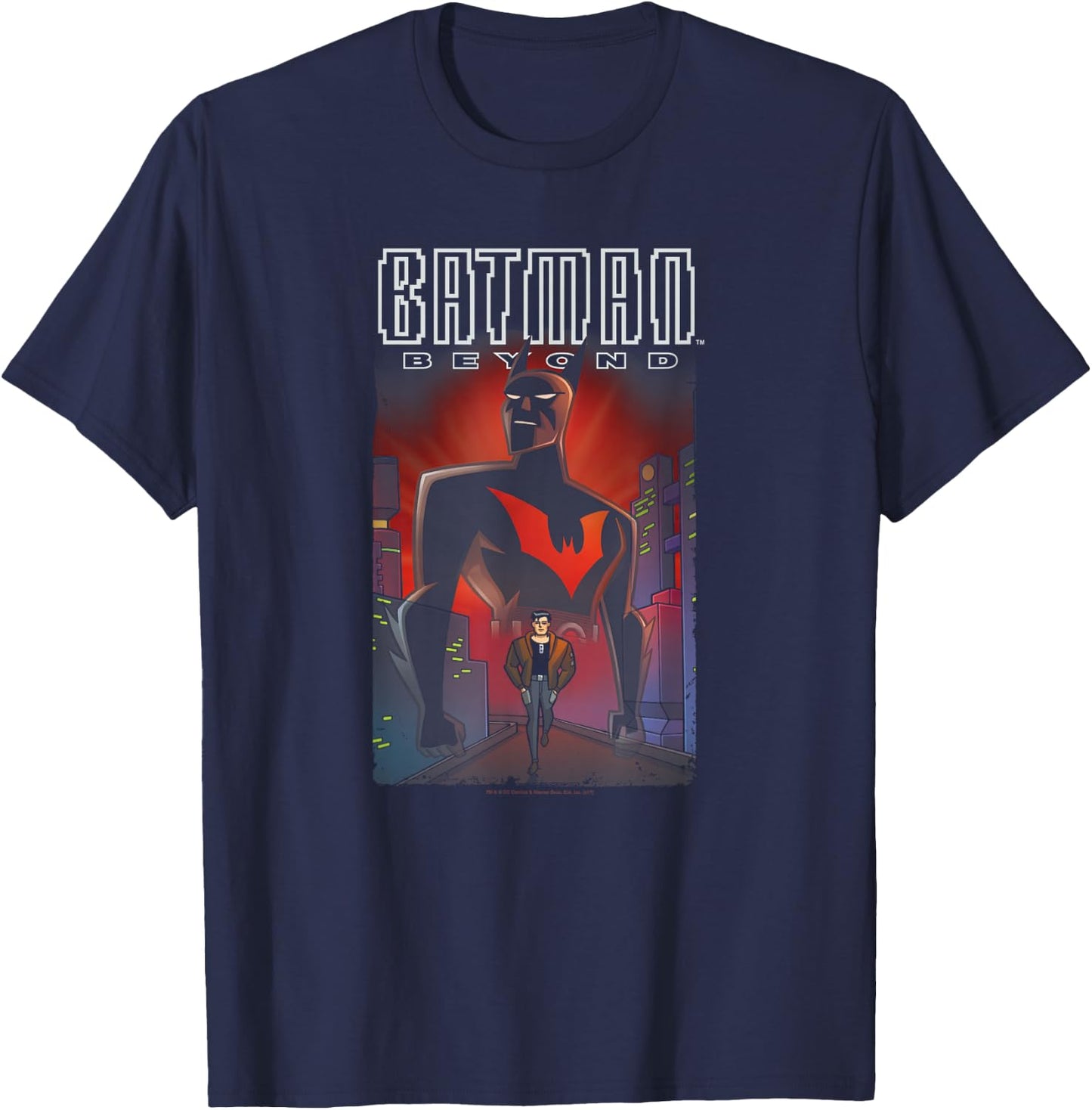 Batman Beyond Facing Fate T-Shirt - T-Shirt | Navy