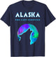 Alaska Crawling Wild Wolf T-Shirt - T-Shirt | Navy