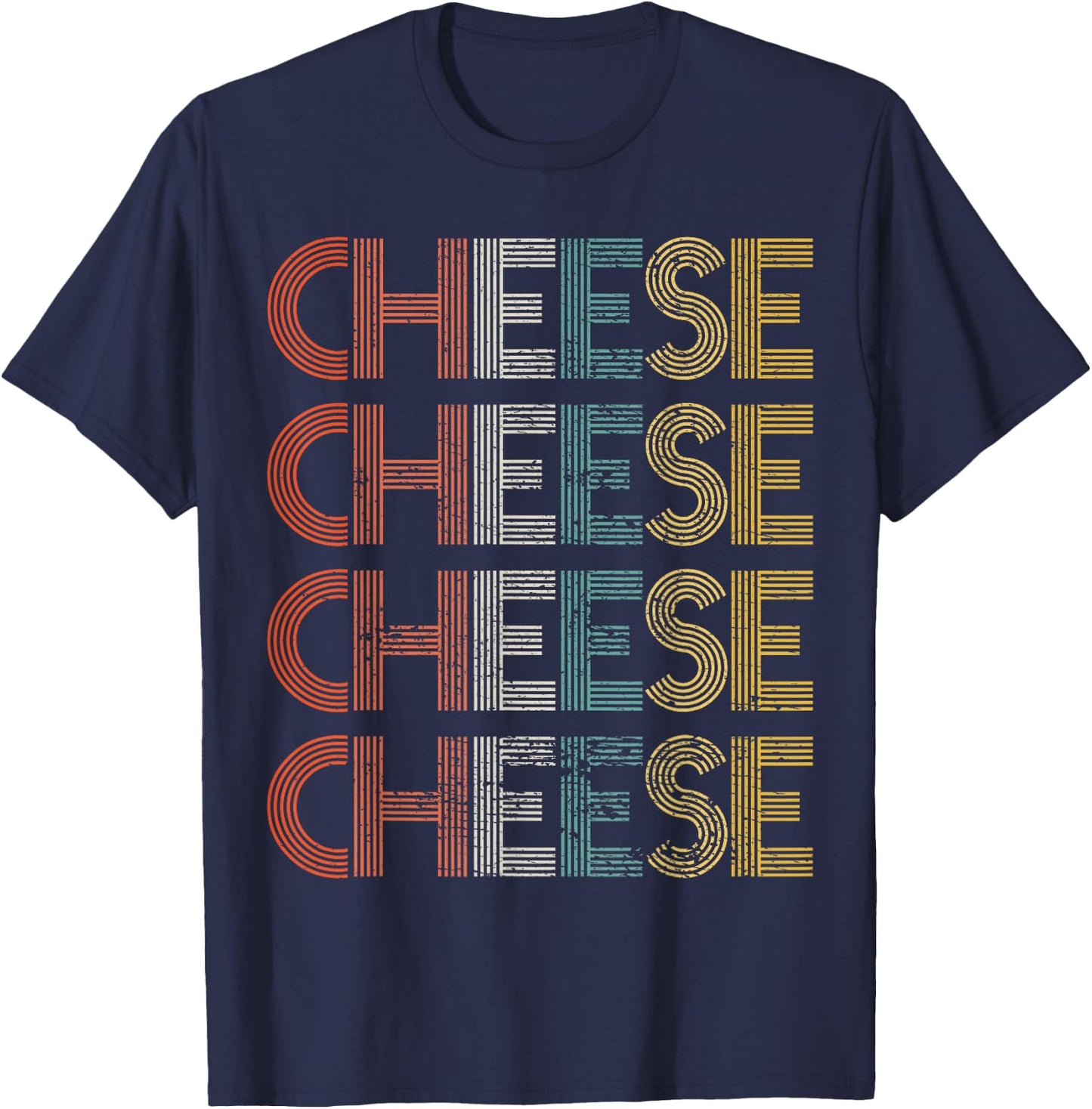 Vintage Cheese T-Shirt - T-Shirt | Navy