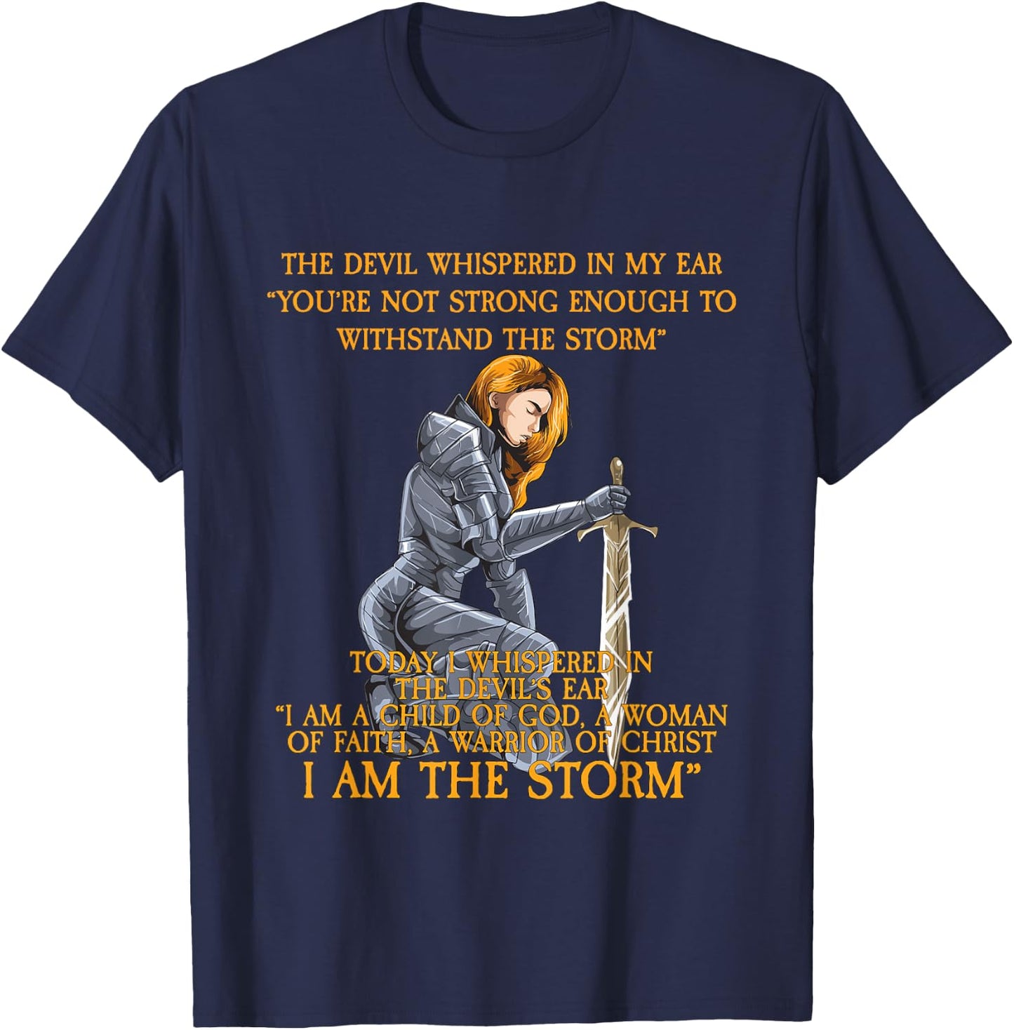 I Am The Storm T-Shirt - T-Shirt | Navy