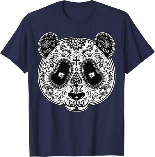 Sugar Skull Gifts Panda T-Shirt - T-Shirt | Navy