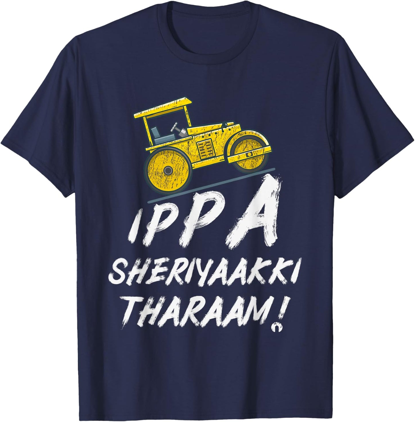 IPPA SHERIYAAKKI THARAAM Kerala Malayalam Funny T-Shirt - T-Shirt | Navy