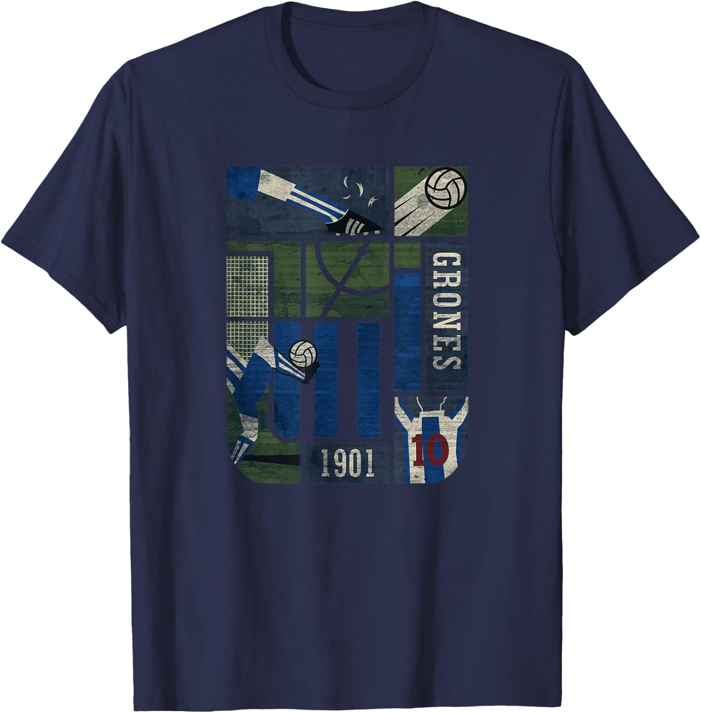 Fans of Alianza Lima "Grones" Peruvian Soccer T-Shirt - T-Shirt | Navy