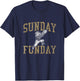 Vintage Sunday Funday T Shirt New Orleans Football Retro T-Shirt - T-Shirt | Navy