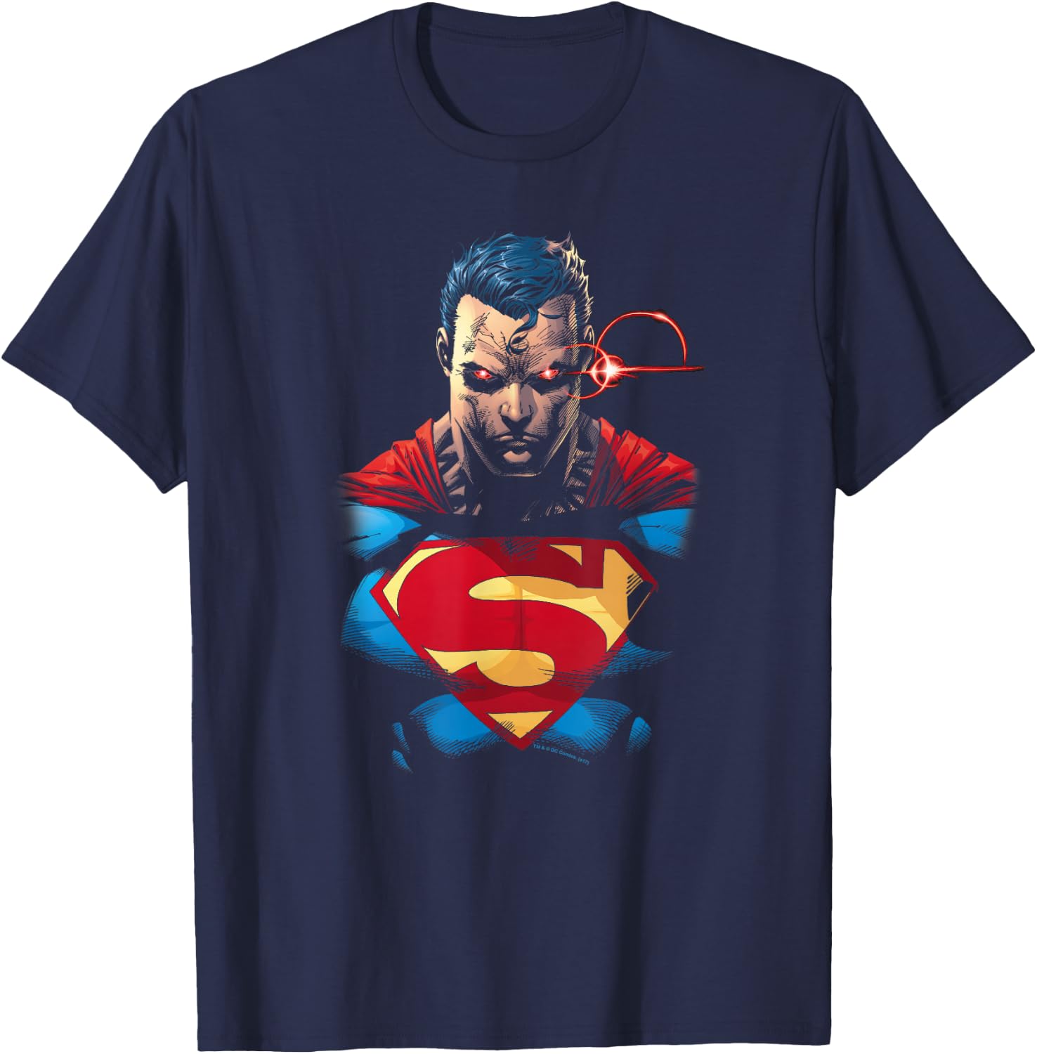 Superman Displeased T-Shirt - T-Shirt | Navy