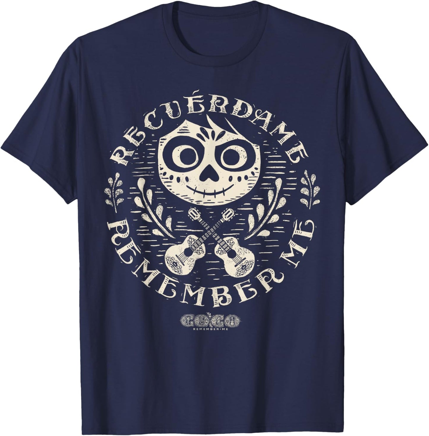 Disney Pixar Coco Miguel Remember Me Graphic T-Shirt - T-Shirt | Navy