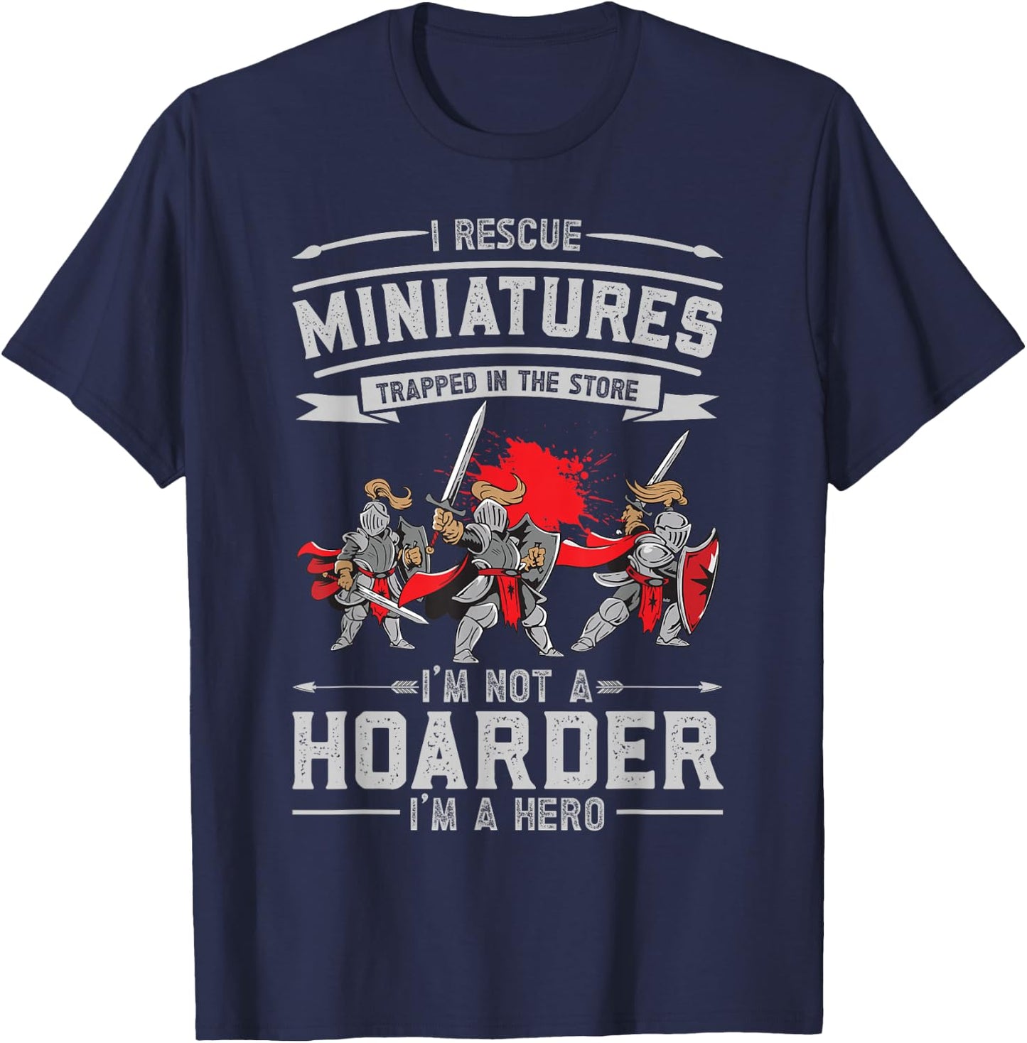 Miniature Painting T-Shirt - T-Shirt | Navy
