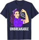 Pulmonary Hypertension Awareness Warrior Unbreakable T-Shirt - T-Shirt | Navy