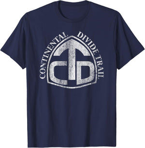 CDT Continental Divide Trail Hiking Trail T-Shirt - T-Shirt | Navy