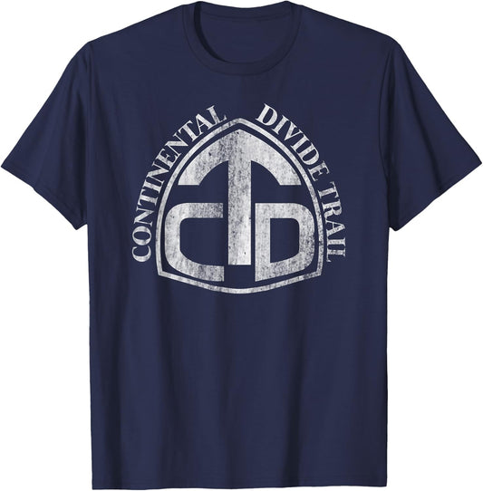 CDT Continental Divide Trail Hiking Trail T-Shirt - T-Shirt | Navy