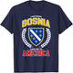 I Am from Bosnia Take Me to America Funny Bosnian Flag BiH T-Shirt - T-Shirt | Navy