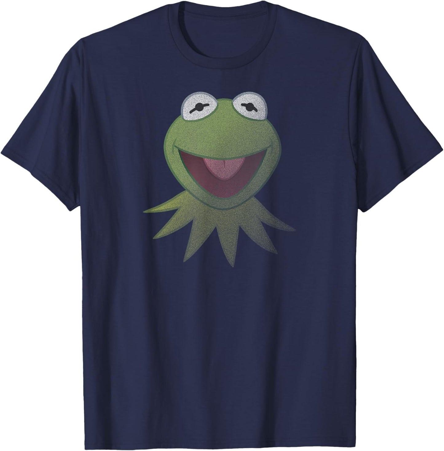 Disney Muppets Kermit The Frog Face T-Shirt - T-Shirt | Navy