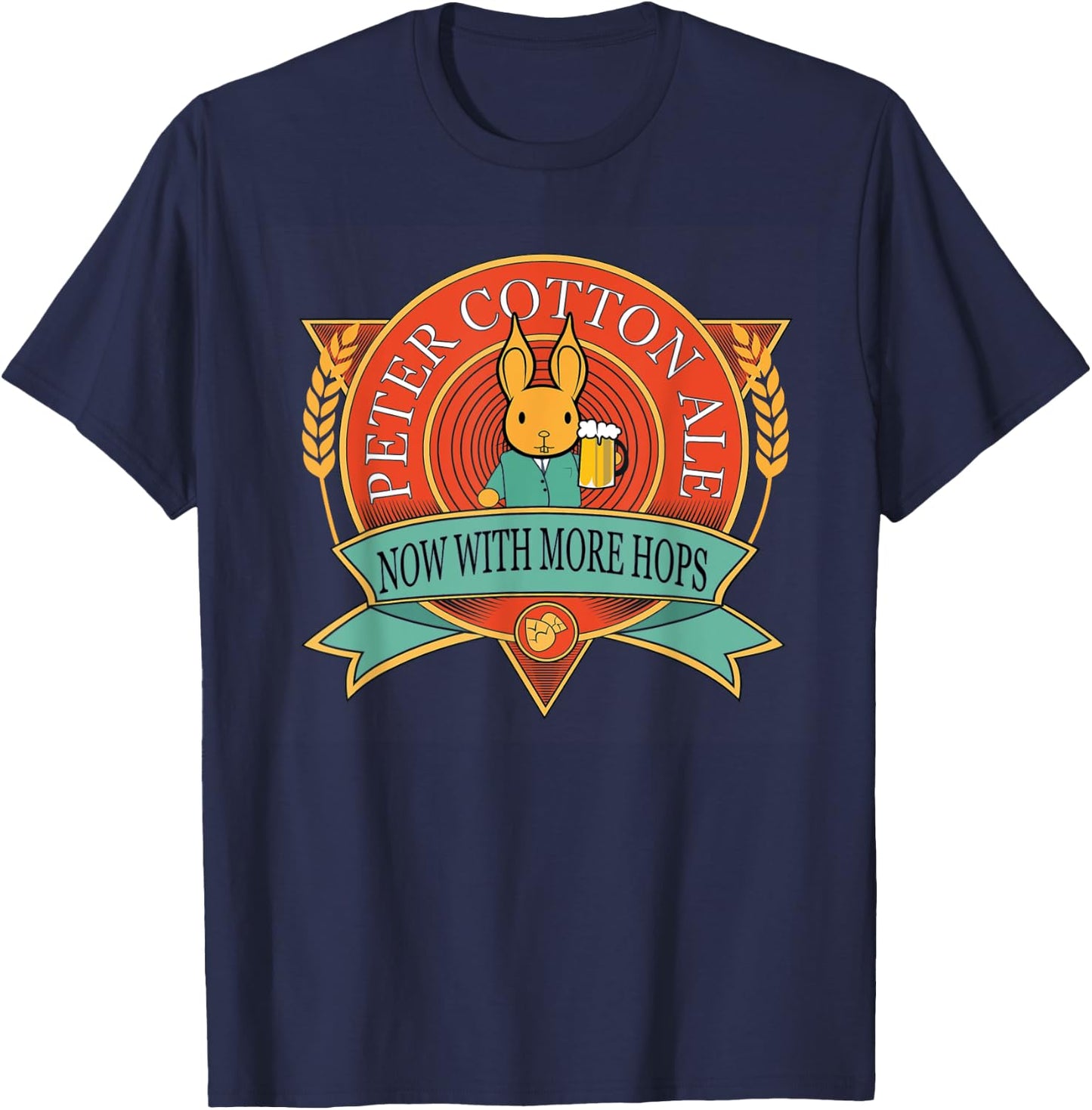Funny Bartender Peter cotton ale now with more hops T-Shirt - T-Shirt | Navy