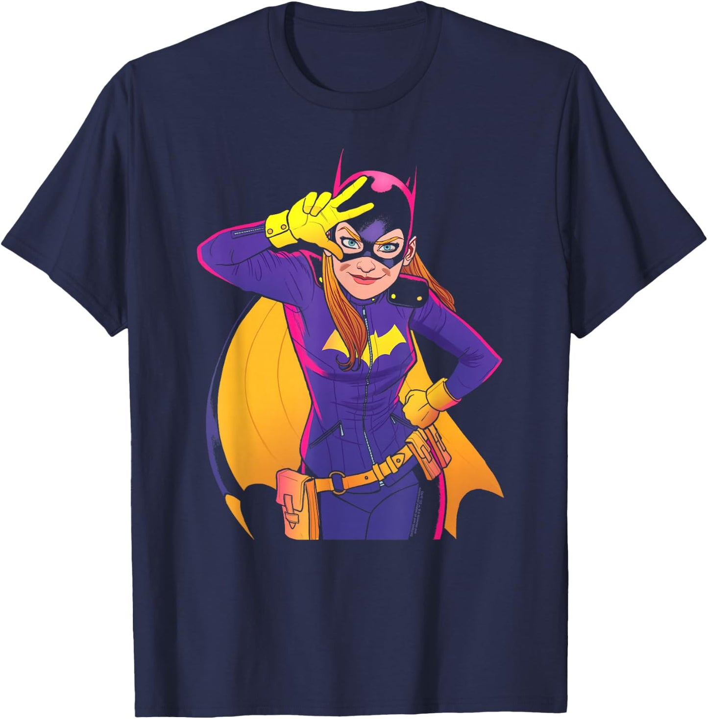 Batgirl Moves T-Shirt - T-Shirt | Navy