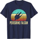 Vintage Peregrine Falcon Shirt Sunset T-Shirt - T-Shirt | Navy