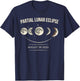 Lunar Eclipse Aug 28 2026 Moon Phases Astronomy Space T-Shirt - T-Shirt | Navy