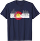 State of Colorado Flag Men Women Kids Novelty Gift T-Shirt - T-Shirt | Navy