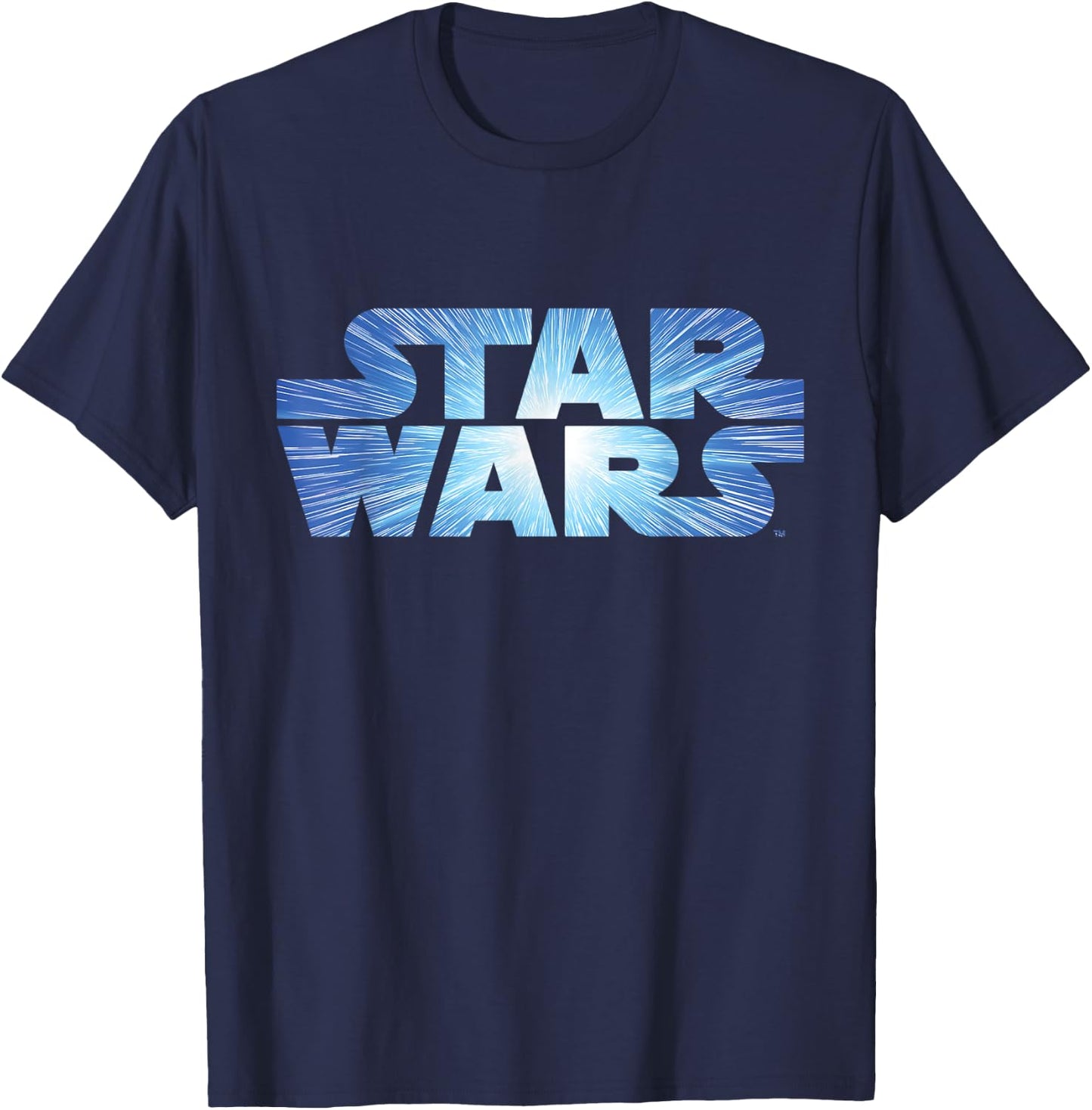 Star Wars Logo Jump to Lightspeed T-Shirt - T-Shirt | Navy